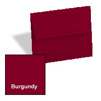 a7 burgundy note card envelopes 5 x 7 maroon - wine