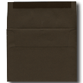 a7 dark mocha brown note card envelopes 5 x 7 - Chocolate Brown