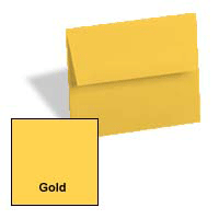 A-9 invitation card envelopes light gold