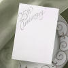 25th silver wedding anniversary invitations blank inside